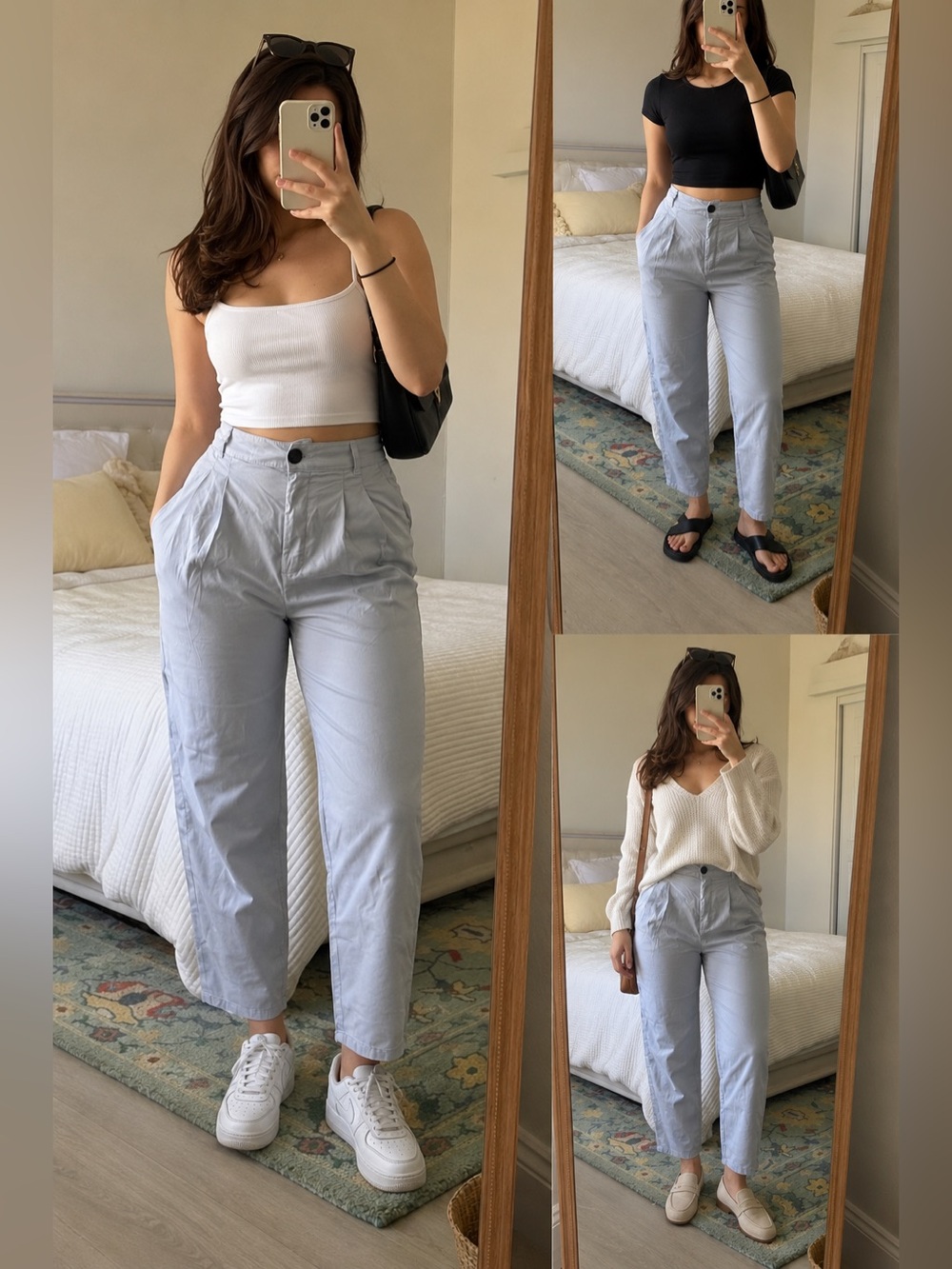 NWT Zara Light Blue pants size S